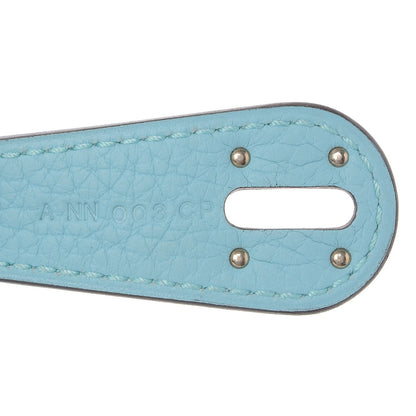 Hermes Taurillon Clemence Lindy 26 Bleu Atoll 7 of 7