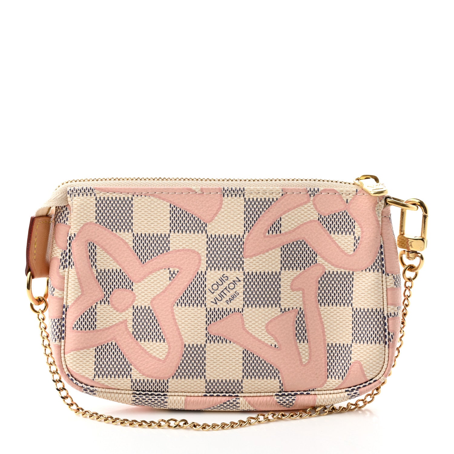 Louis Vuitton Damier Azur Tahitienne Mini Pochette Accessories 3 of 8