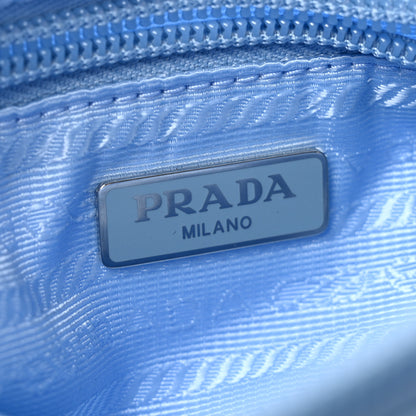 Prada Re-Nylon Micro Pouch Celeste 6 of 9