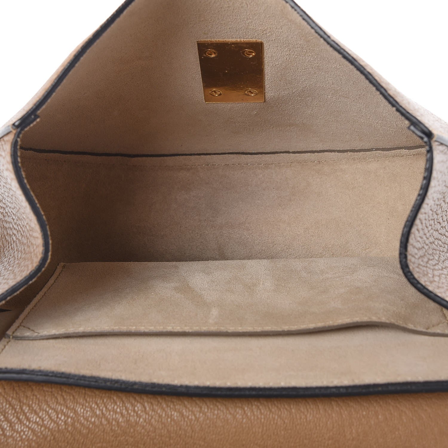 Chloe Grained Lambskin Drew Shoulder Bag Chestnut Cream 6 of 8