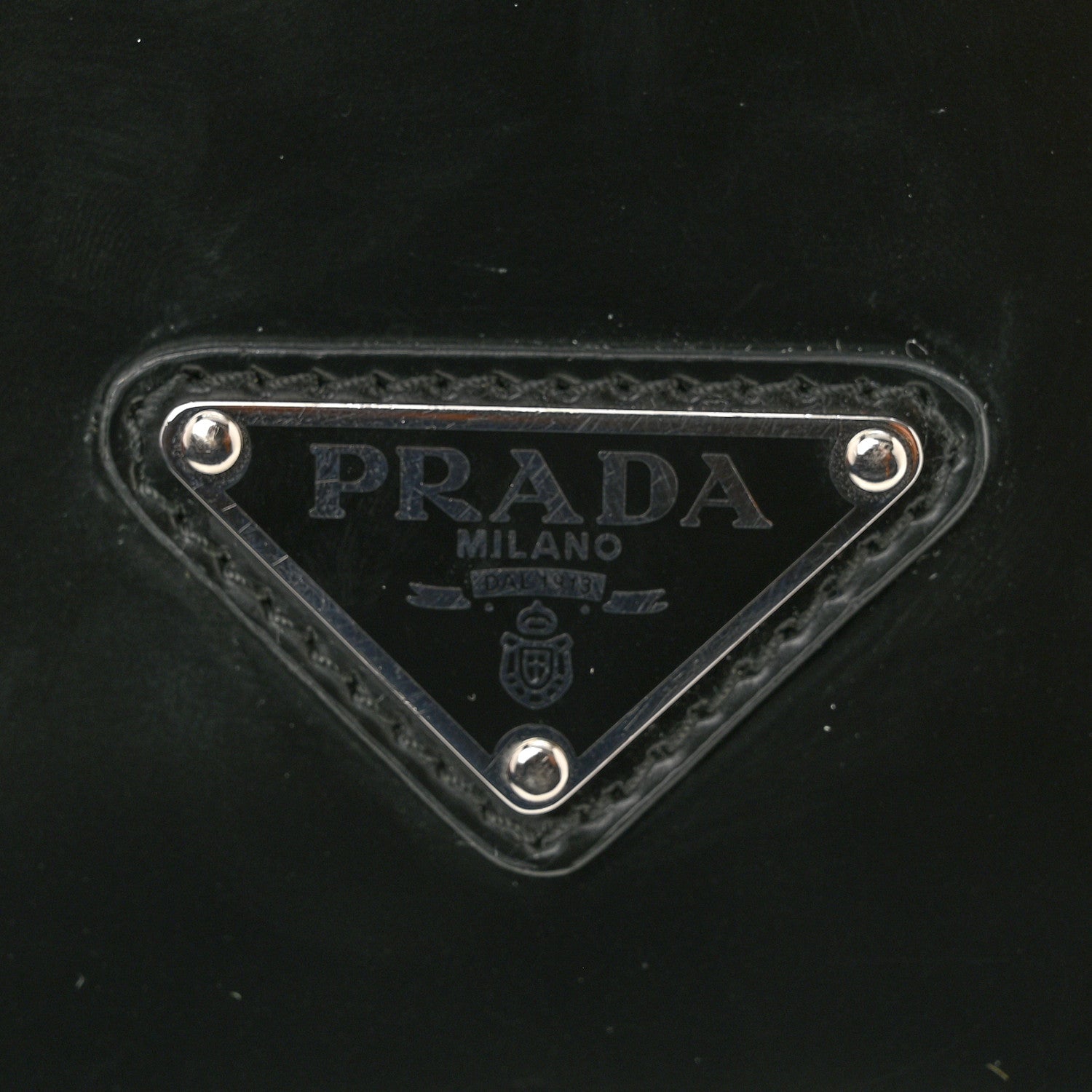 Prada Spazzolato Femme Flap Shoulder Bag Black 13 of 13