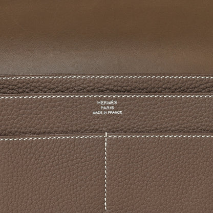 Hermes Togo Dogon Duo Wallet Etoupe 6 of 7