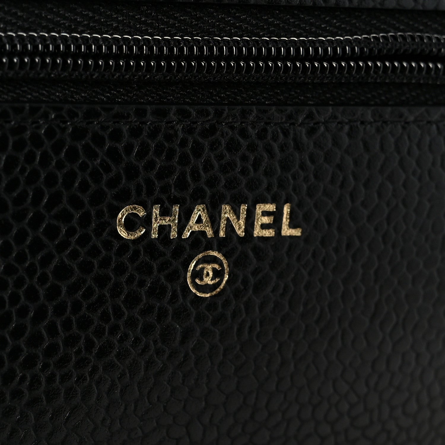 Chanel Caviar Quilted Wallet On Chain WOC Black 6 of 12