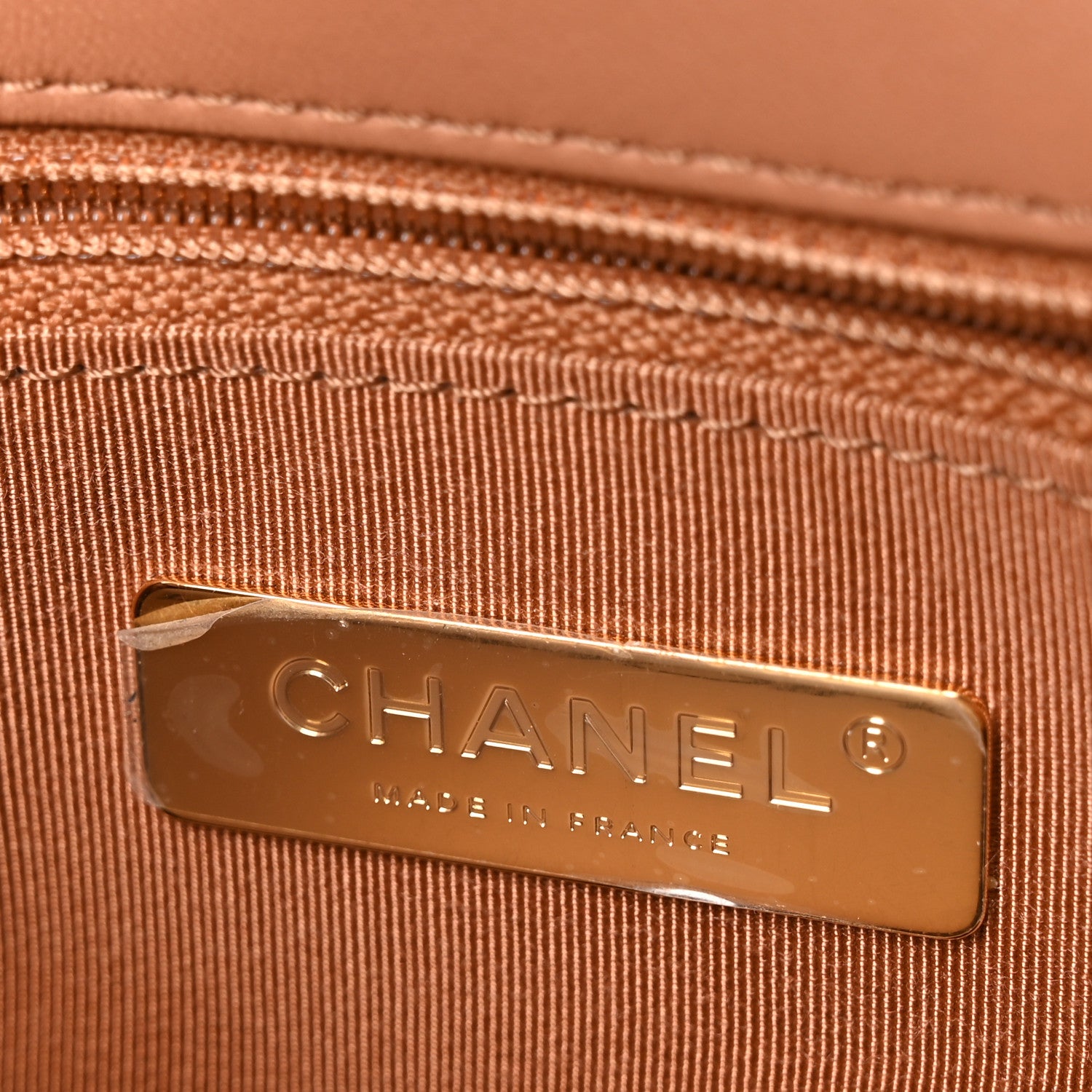 Chanel Lambskin Quilted Medium Chanel 19 Flap Brown 6 of 10