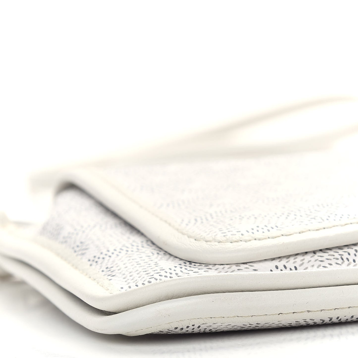 Goyardine Plumet Wallet Clutch White