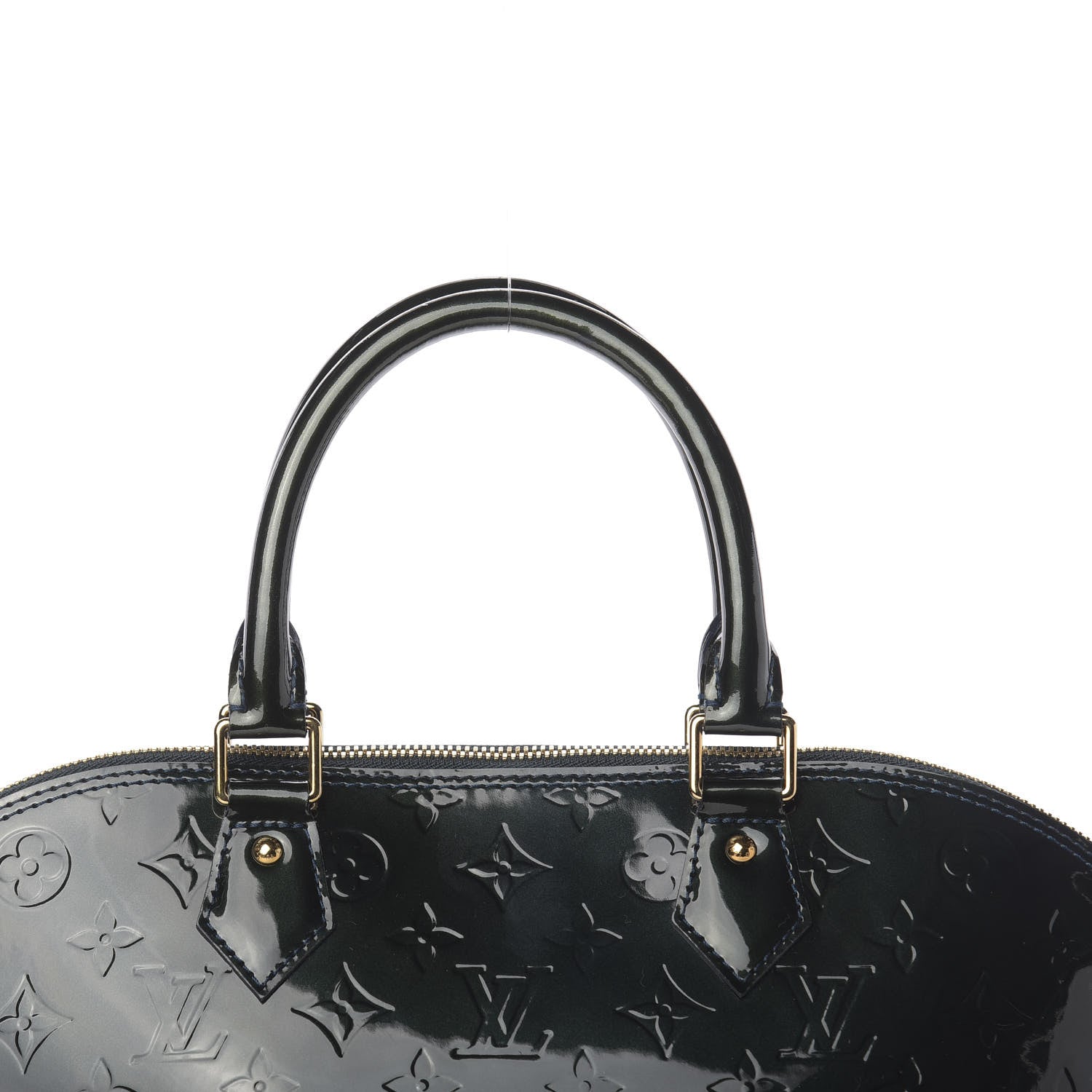 Louis Vuitton Vernis Alma MM Blue Infini 9 of 9