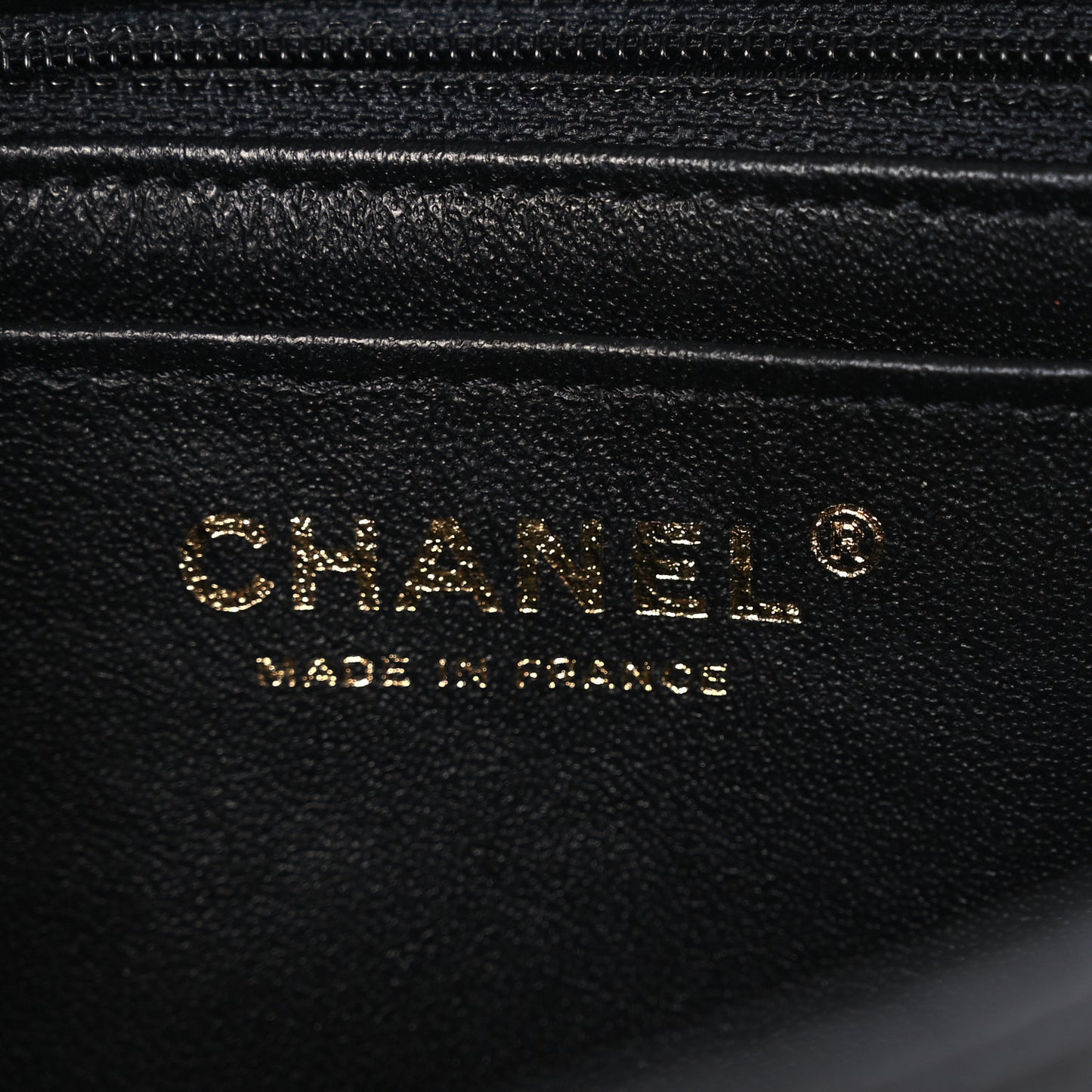 Lambskin Quilted Mini Rectangular Flap Black