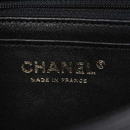 Chanel Lambskin Quilted Mini Rectangular Flap Black 6 of 13