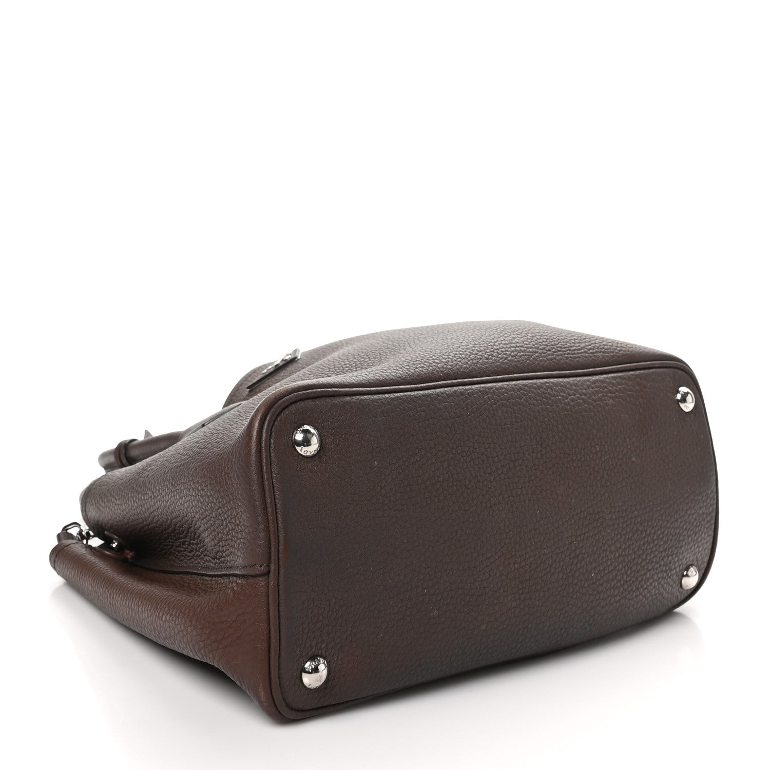 Prada Vitello Daino Small Double Bag Bruciato Rame 4 of 12