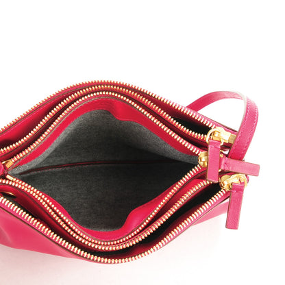 Celine Lambskin Small Trio Crossbody Bag Fuchsia 5 of 8