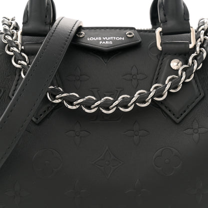 Louis Vuitton Calfskin Monogram Bold Speedy Trunk 20 7 of 10