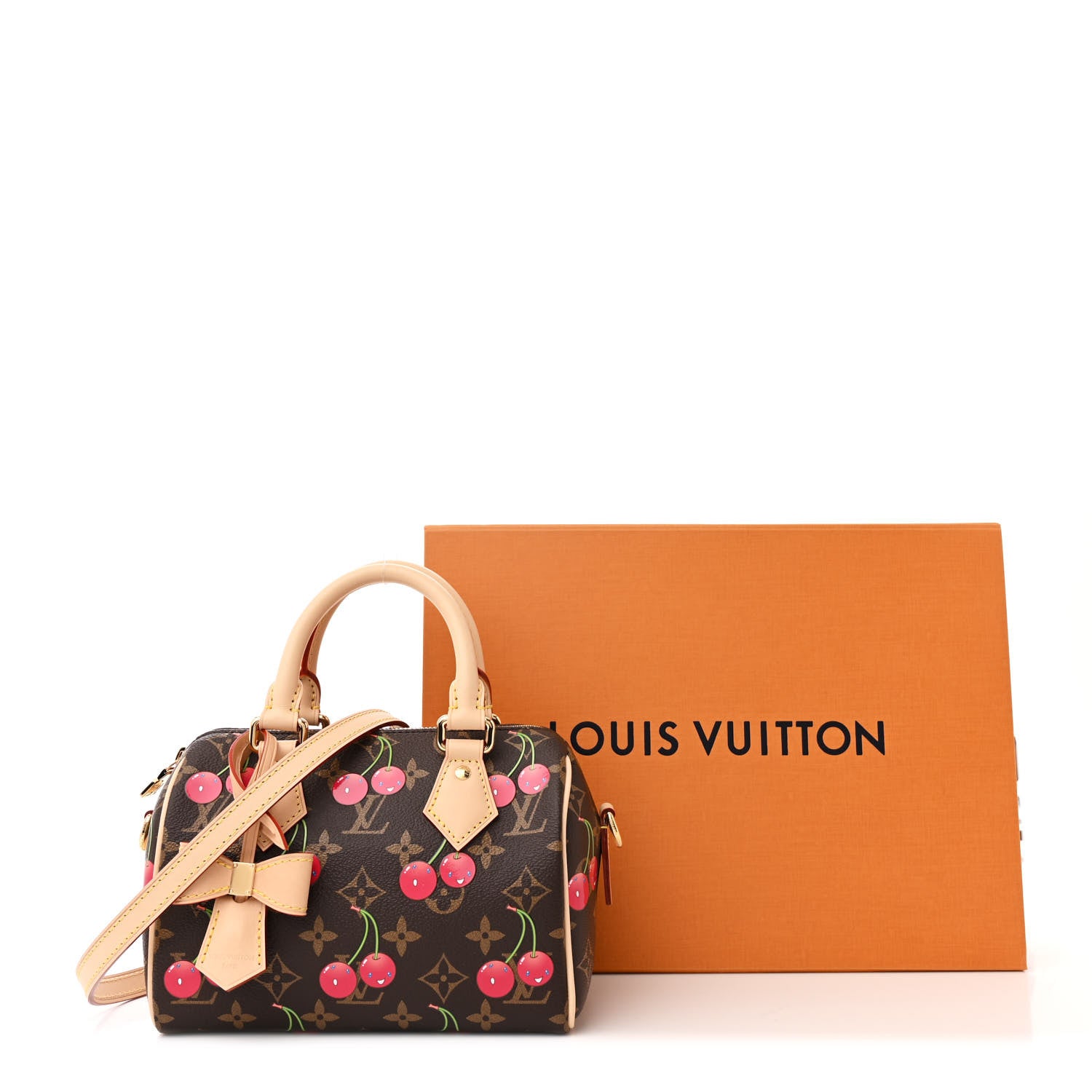 Louis Vuitton LV X TM Monogram Cerises Speedy Bandouliere 20 10 of 10