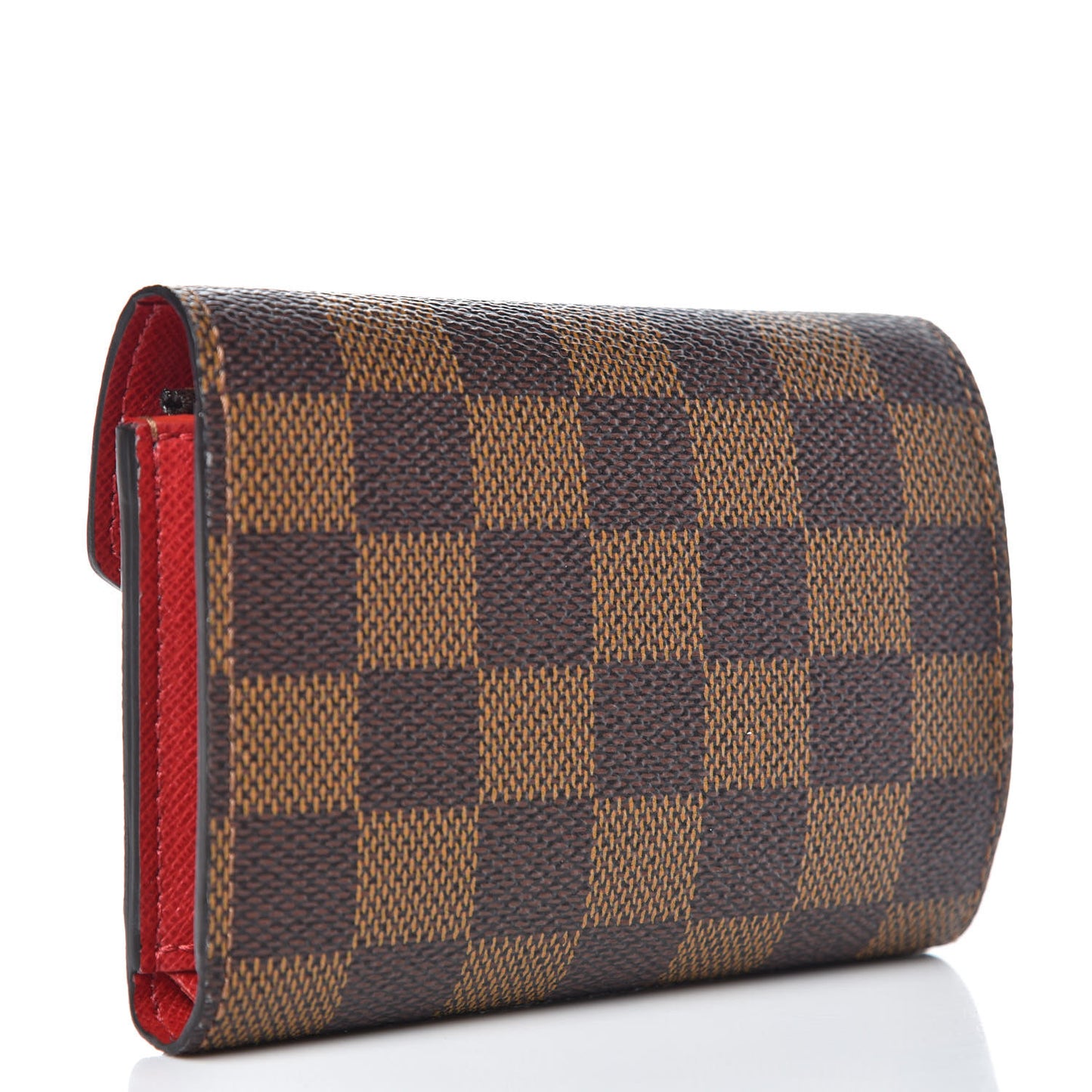 Damier Ebene Victorine Wallet Red