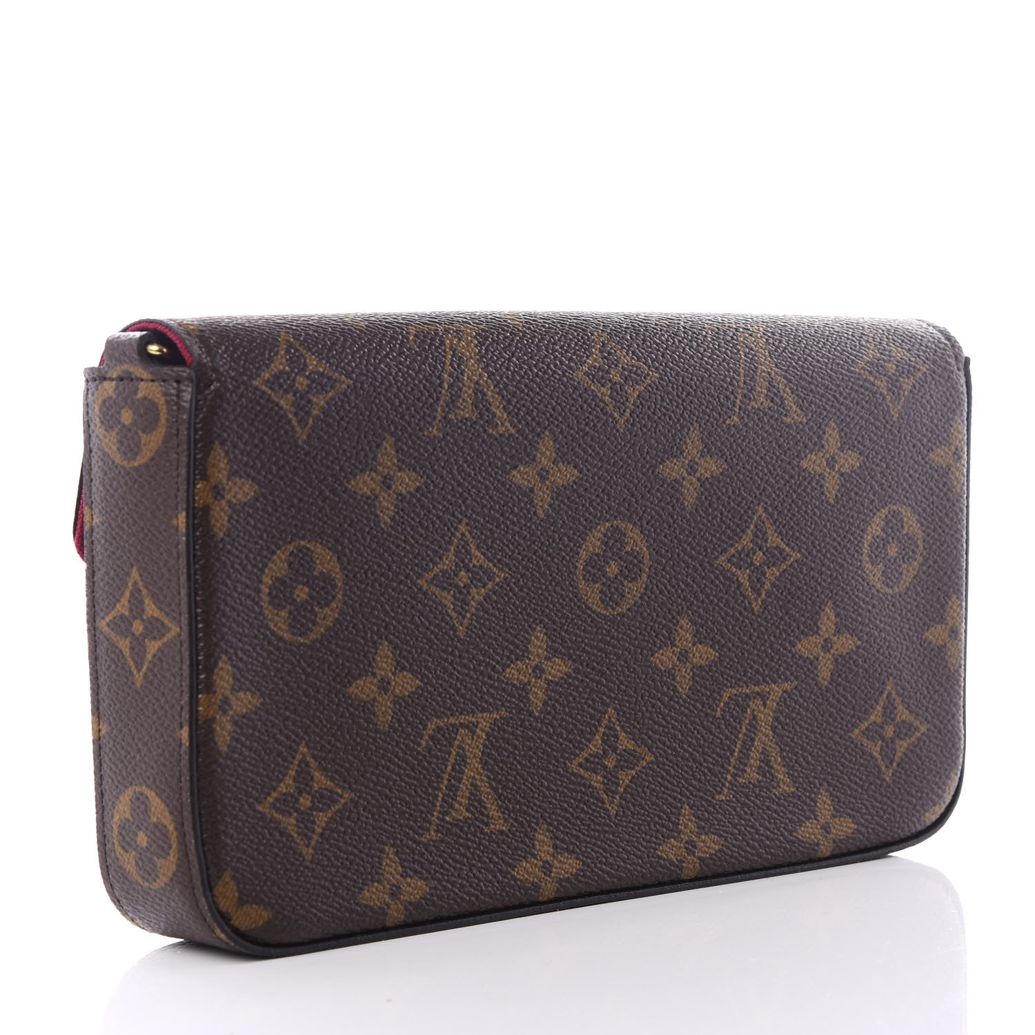 Louis Vuitton Monogram Pochette Felicie Chain Wallet Fuchsia 2 of 10