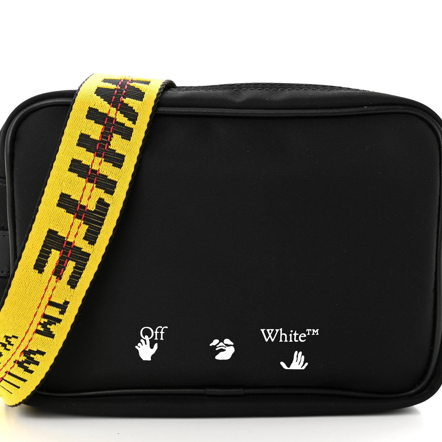 Off-White Nylon Logo Print Crossbody Bag Black 8 of 11
