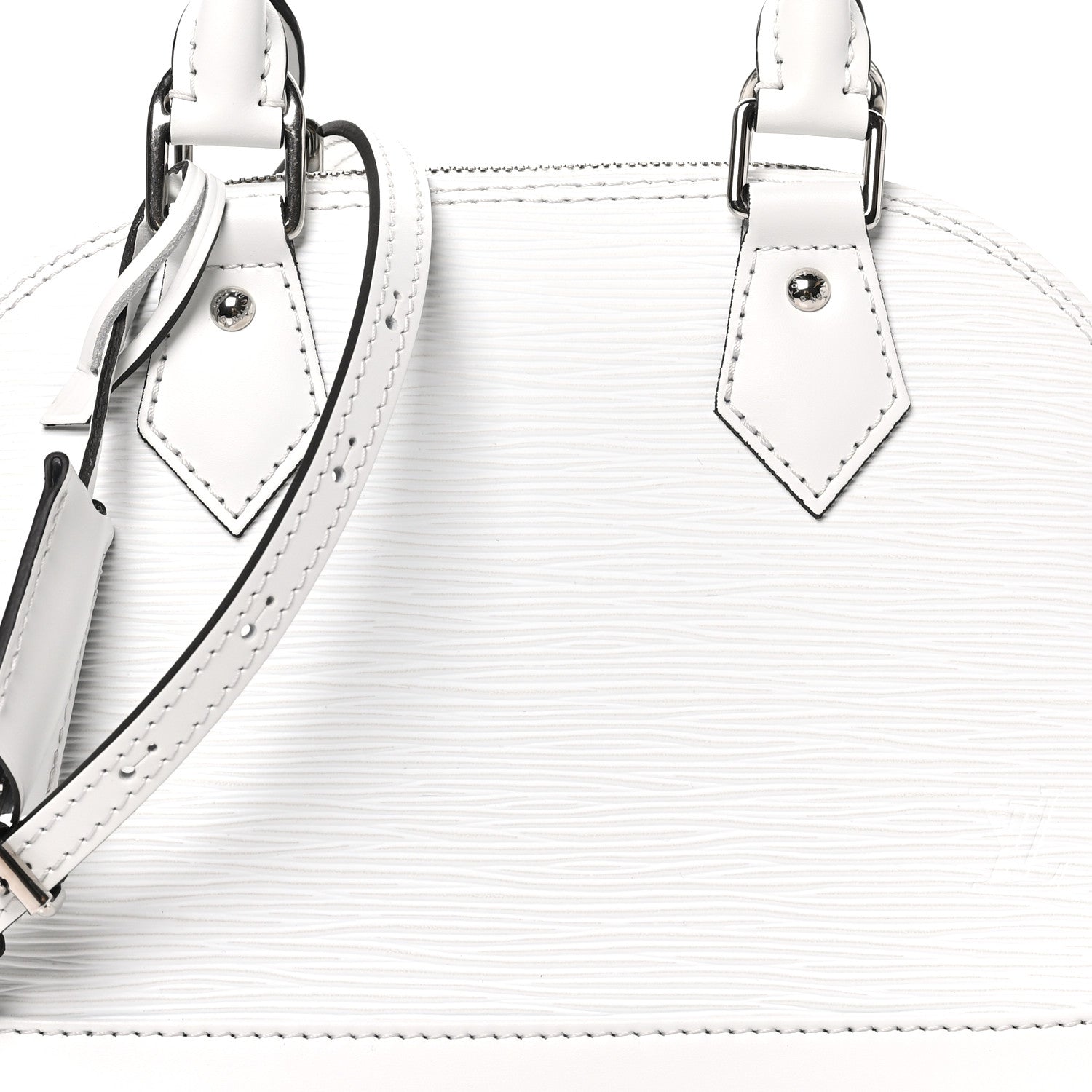 Louis Vuitton Epi Alma BB White 7 of 9