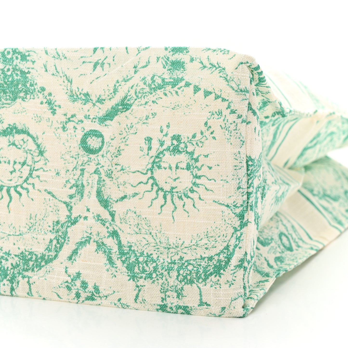 Canvas Dioriviera Toile de Jouy Soleil Tote Aquamarina