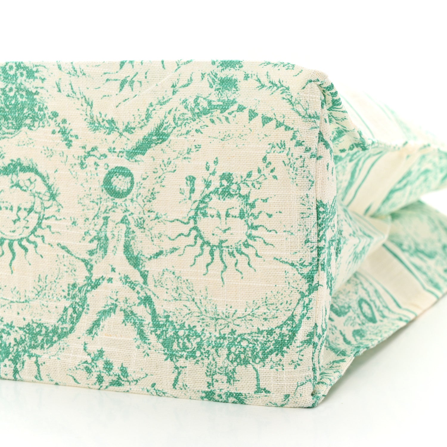 Christian Dior Canvas Dioriviera Toile de Jouy Soleil Tote Aquamarina 8 of 9
