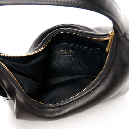 Saint Laurent Plunged Lambskin Calypso Mini Hobo Black 5 of 10