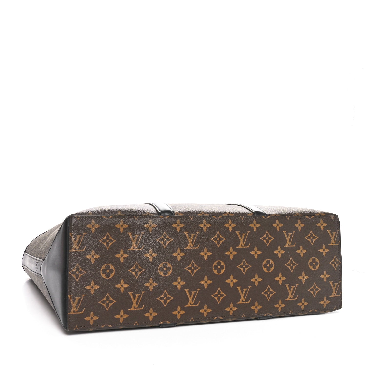 Louis Vuitton Monogram Macassar Weekend Tote GM 4 of 9