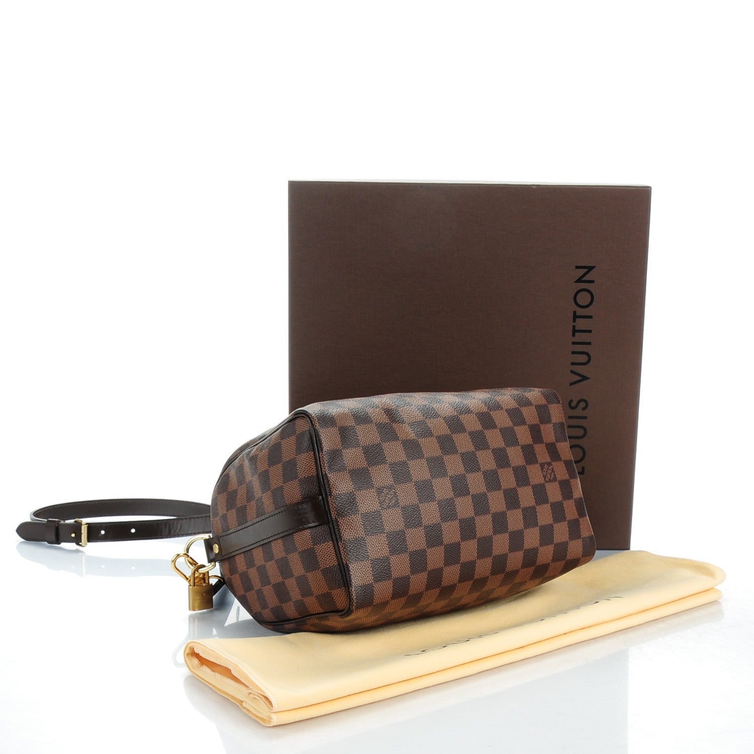 Louis Vuitton Damier Ebene Speedy Bandouliere 25 4 of 8