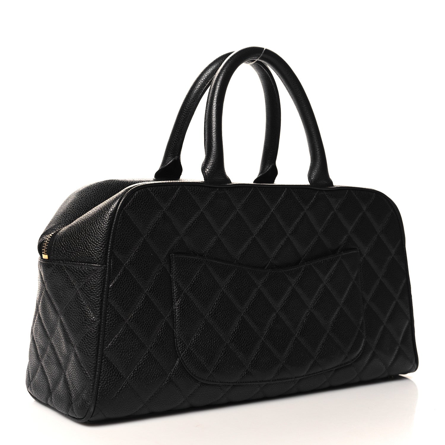 Chanel Caviar Quilted Boston Black 3 of 10