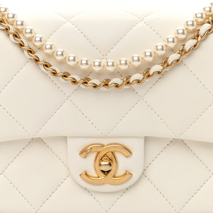 Chanel Lambskin Quilted Mini My Perfect Flap White 8 of 11