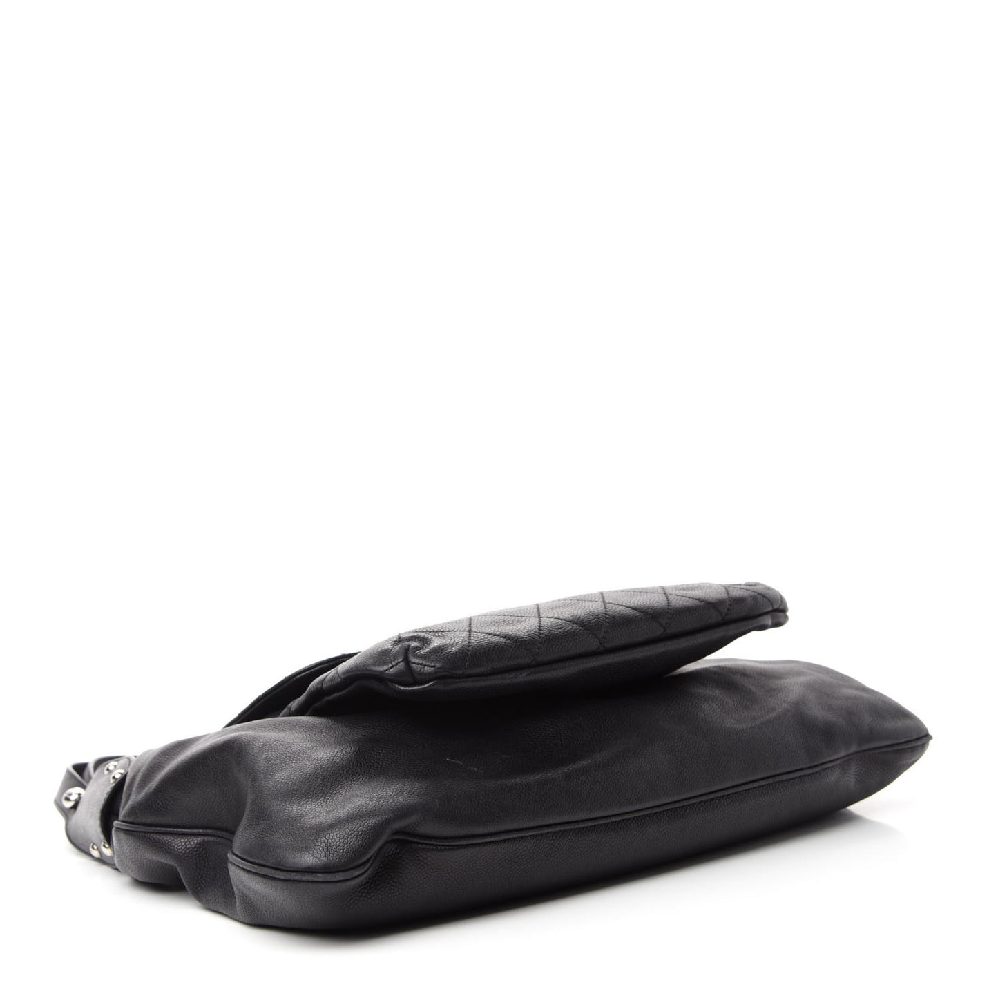 Caviar Stitched Pocket In The City Hobo Black