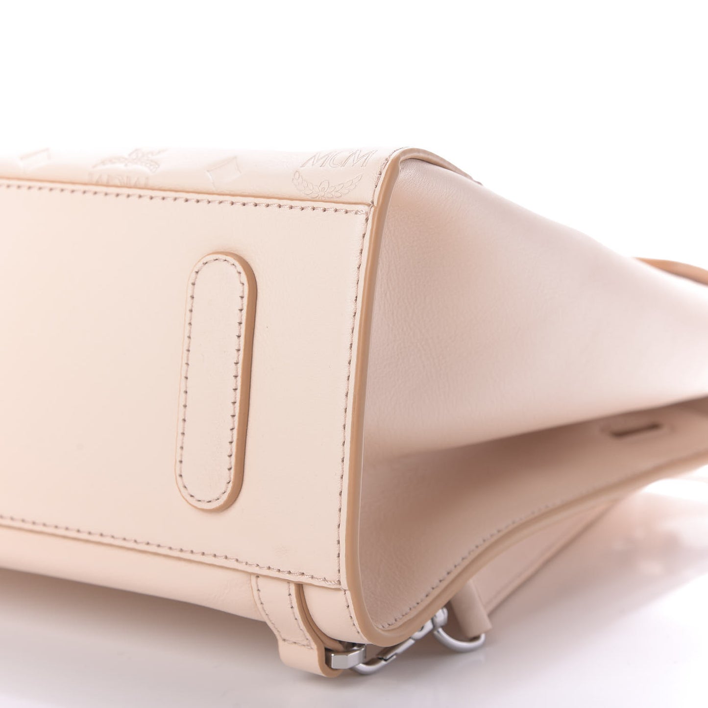 Calfskin Essential Monogram Small Backpack Bisque