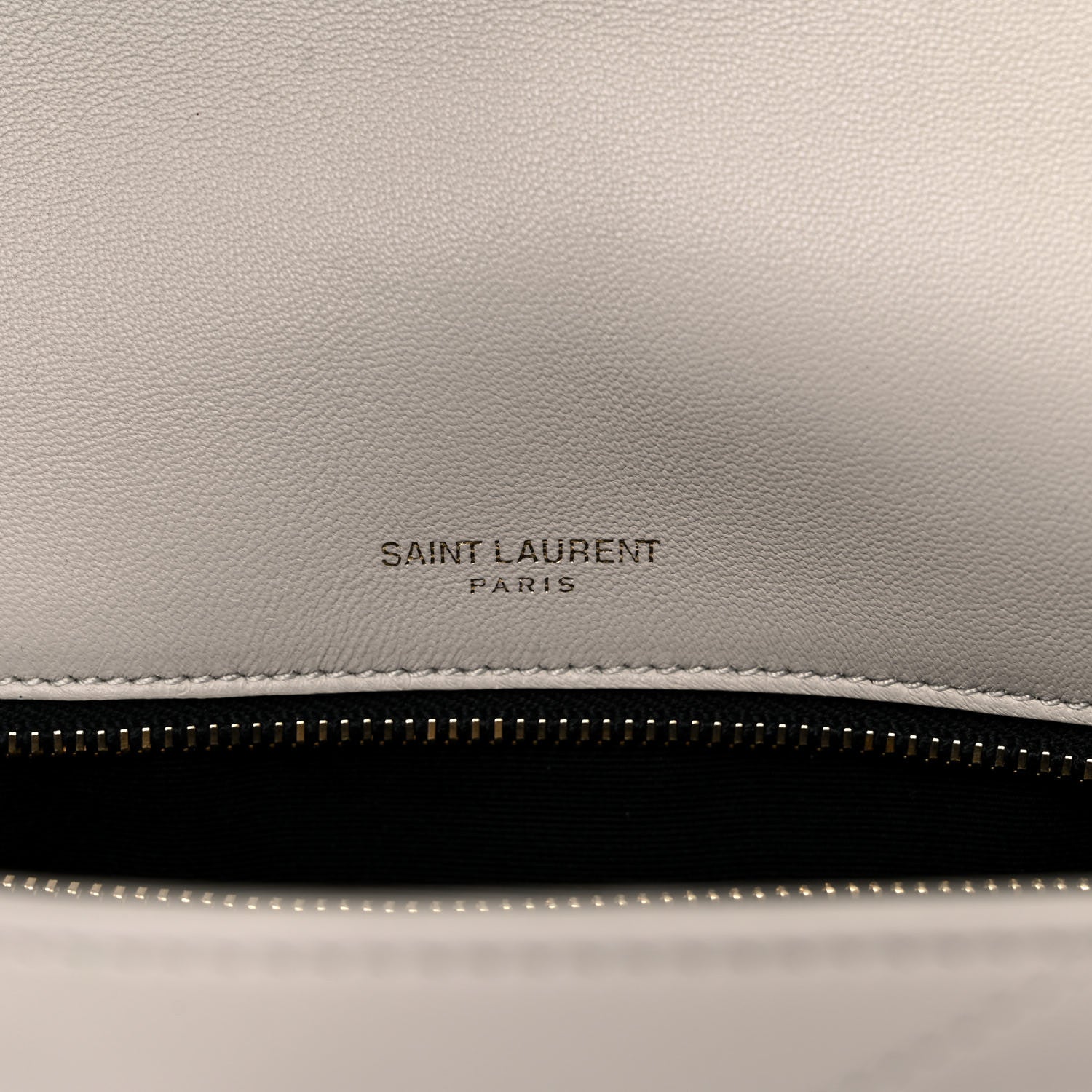 Saint Laurent Lambskin Matelasse Monogram Medium Niki Chain Satchel Ivory 6 of 16