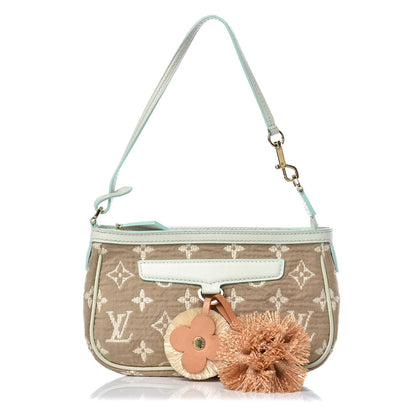 Louis Vuitton Monogram Sabbia Pochette Accessories Vert 1 of 11