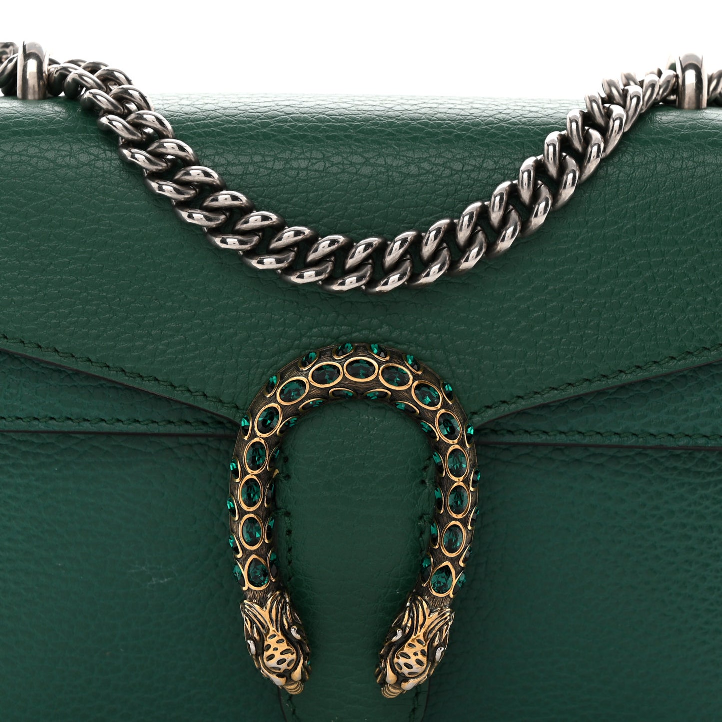 Calfskin Mini Dionysus Shoulder Bag Emerald