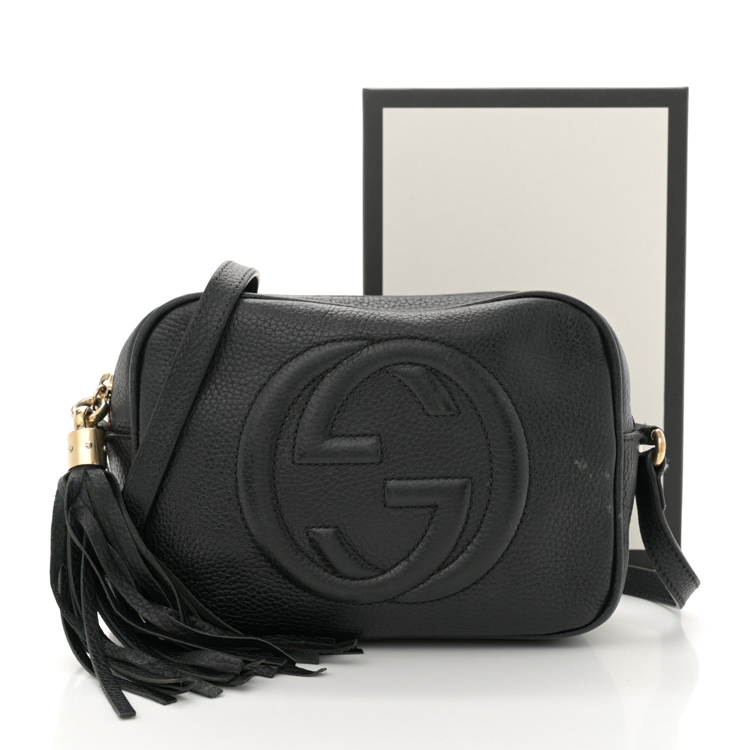 Gucci Pebbled Calfskin Small Soho Disco Bag Black 20 of 20