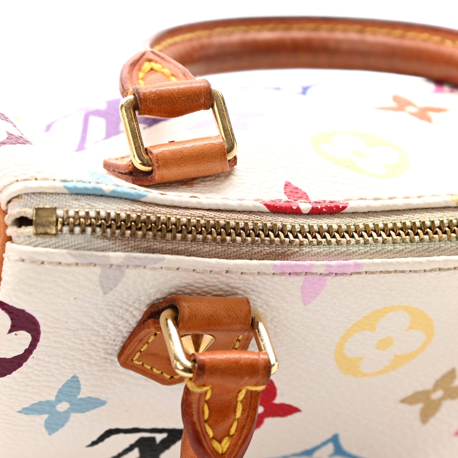 Louis Vuitton Monogram Multicolor Mini Sac HL Speedy White 19 of 23