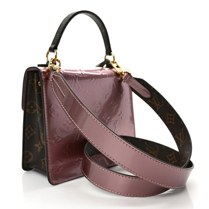 Louis Vuitton Vernis Monogram Spring Street Rose Pale Metallise 3 of 8