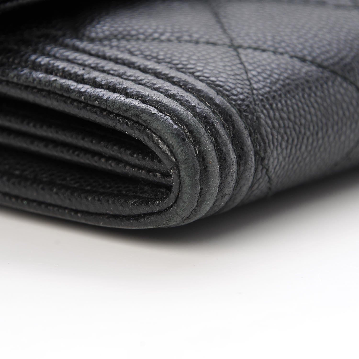 Chanel Caviar Quilted Boy Flap Wallet Black 11 of 14