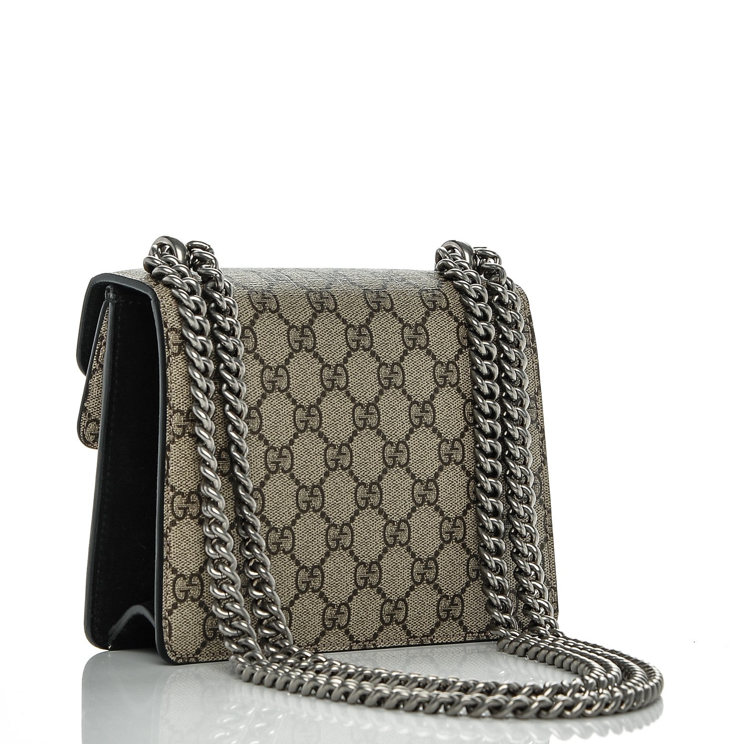 Gucci GG Supreme Monogram Mini Dionysus Shoulder Bag Black 3 of 6