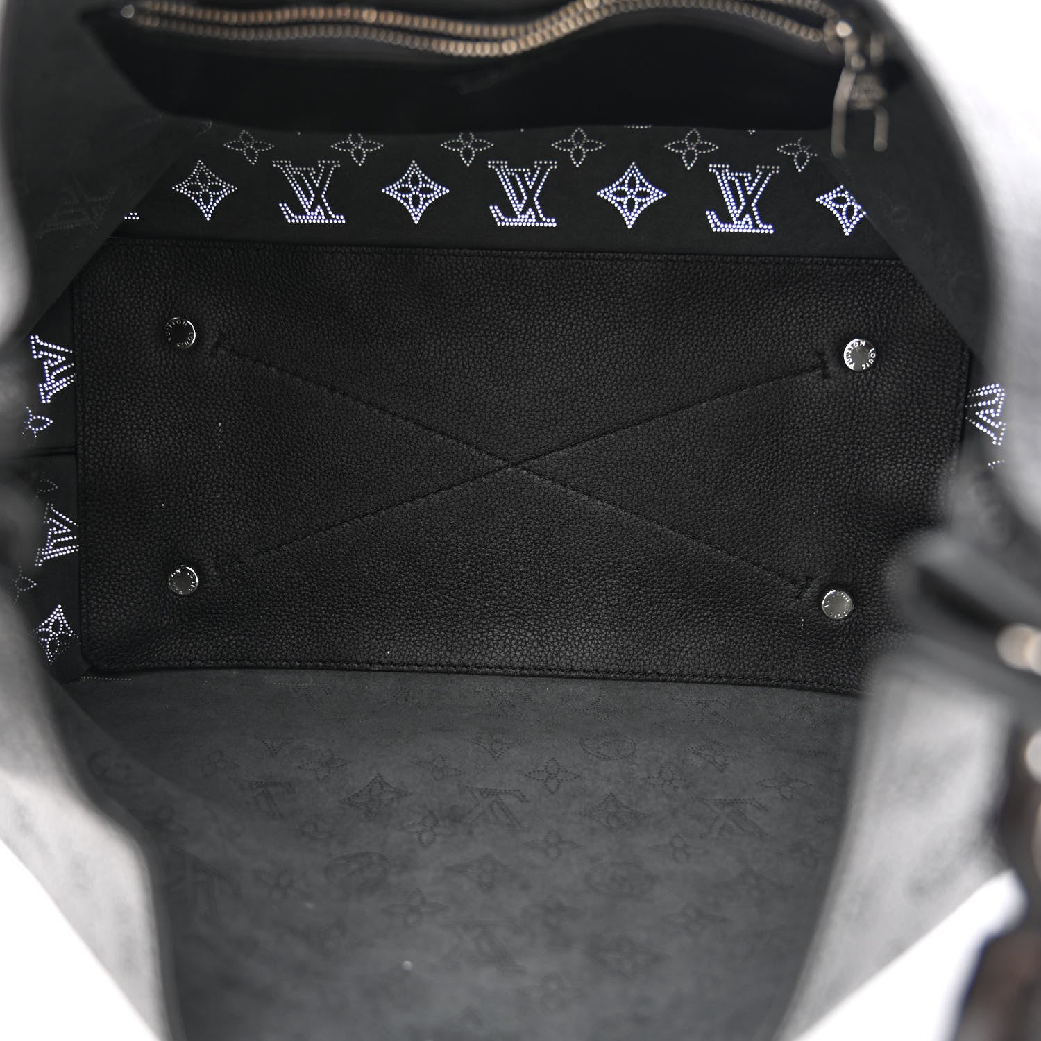 Louis Vuitton Mahina Carmel Hobo Black 4 of 8
