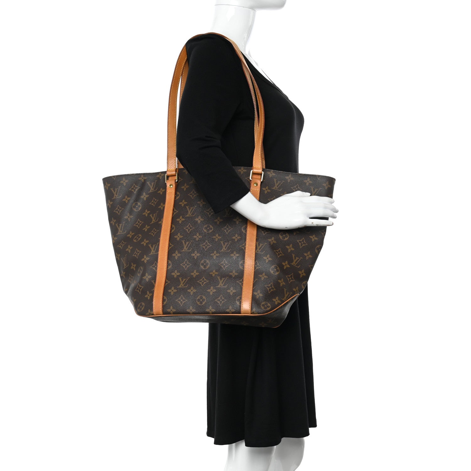 Louis Vuitton Monogram Sac Shopping Tote 2 of 15