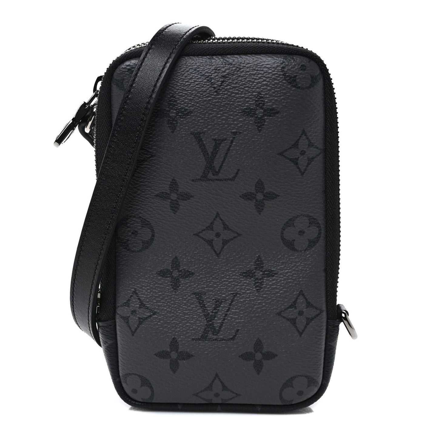 Monogram Eclipse Reverse Double Phone Pouch