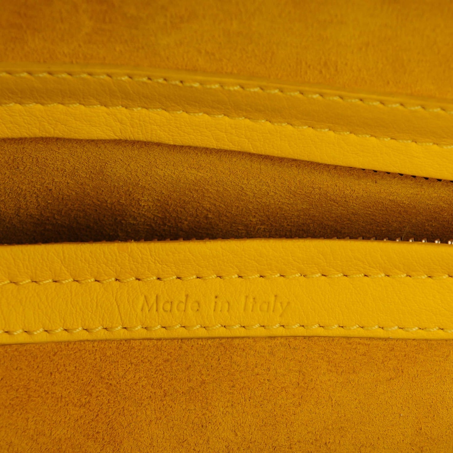 Supple Calfskin Medium Phantom Luggage Sun Yellow