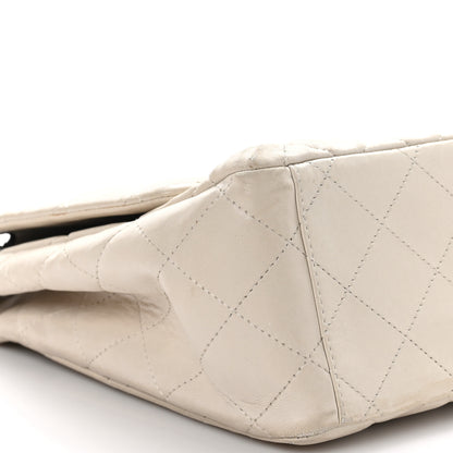 Chanel Lambskin Quilted Maxi Single Flap Beige 9 of 13