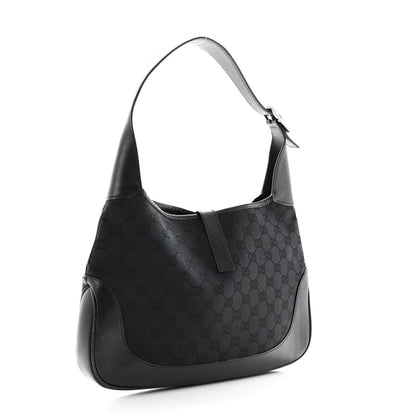 Gucci Monogram Small Jackie O Hobo Black 3 of 12