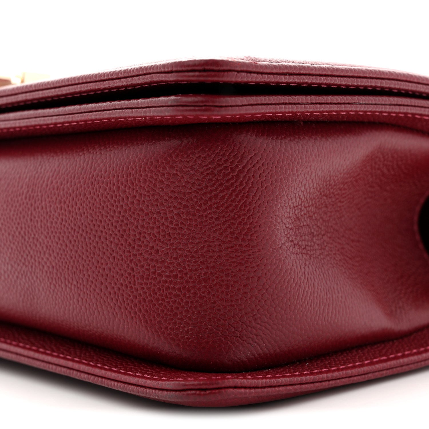 Chanel Caviar Quilted Medium Boy Flap Red 10 of 10
