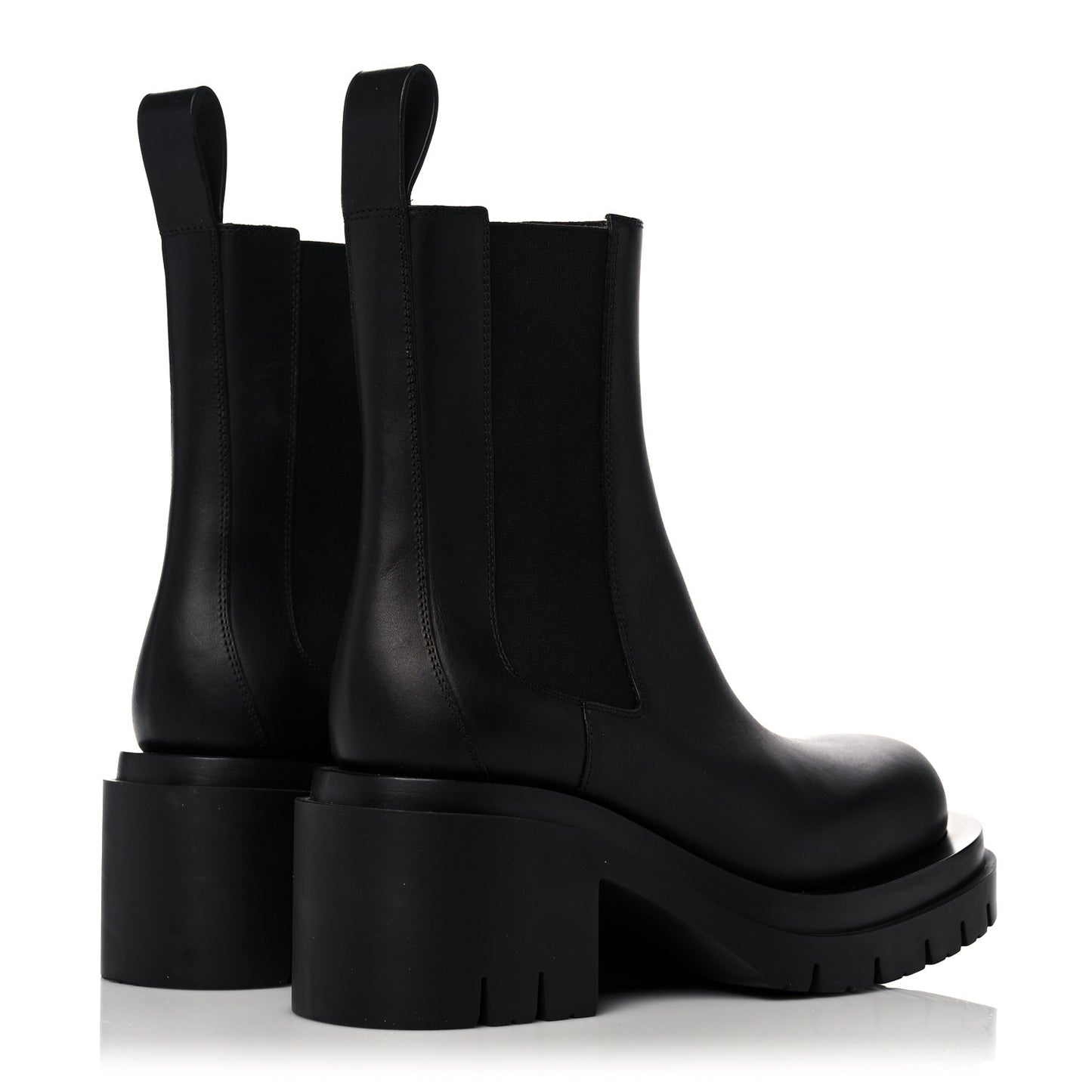 Calfskin The Lug Boots 38 Black