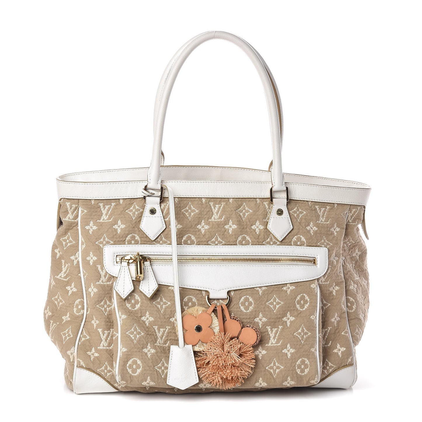 Monogram Sabbia Cabas GM White