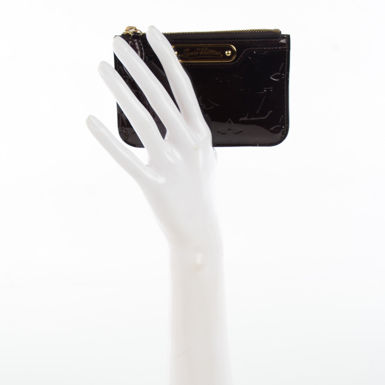 Louis Vuitton Vernis Key Pouch Amarante 2 of 8