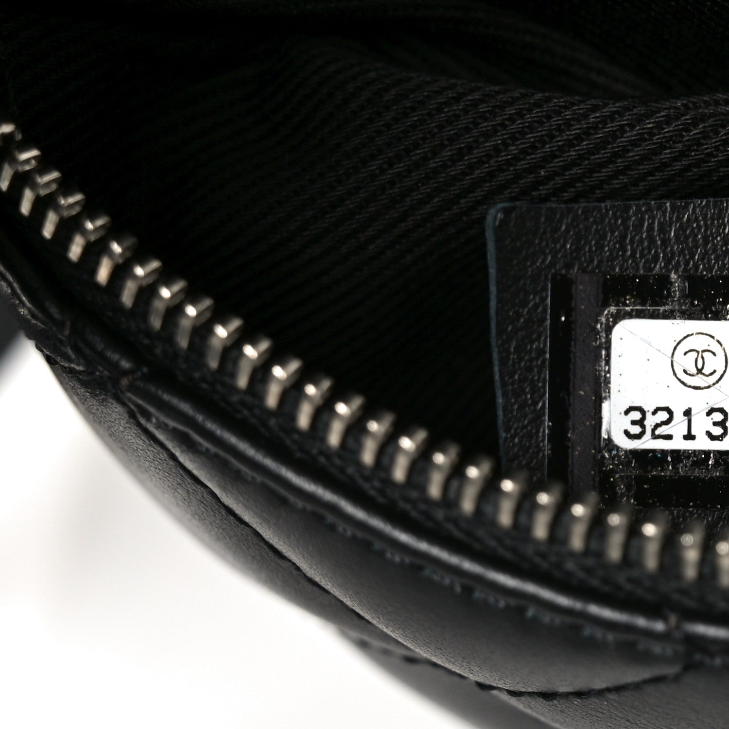 Chanel Calfskin Quilted Waist Belt Bag Black 6 of 9