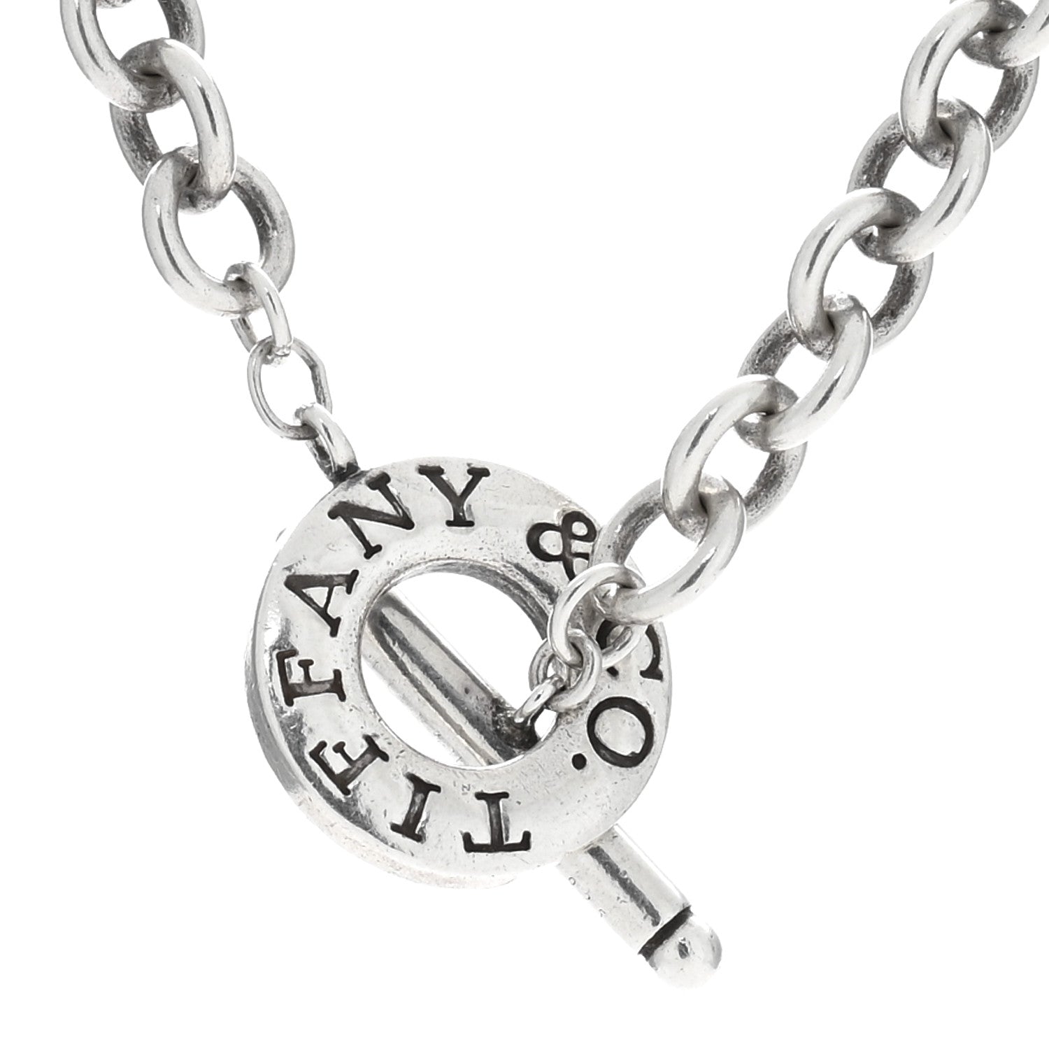 Tiffany Sterling Silver 1837 Toggle Necklace 4 of 4