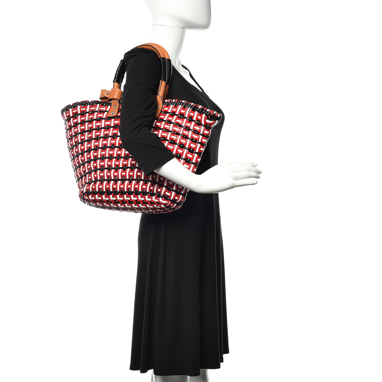 PU Calfskin Bistrot Panier Tote